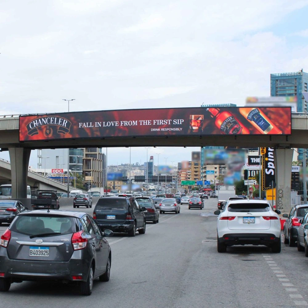 LED Bridge Promomedia Outdoor Advertising Lebanon