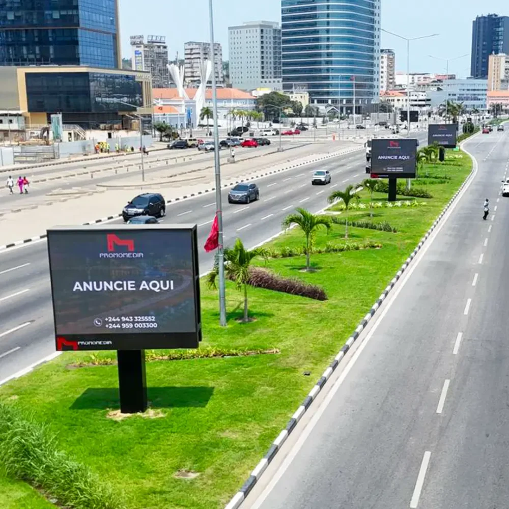 Led Synchronized Promomedia Advertising outdoor Angola
