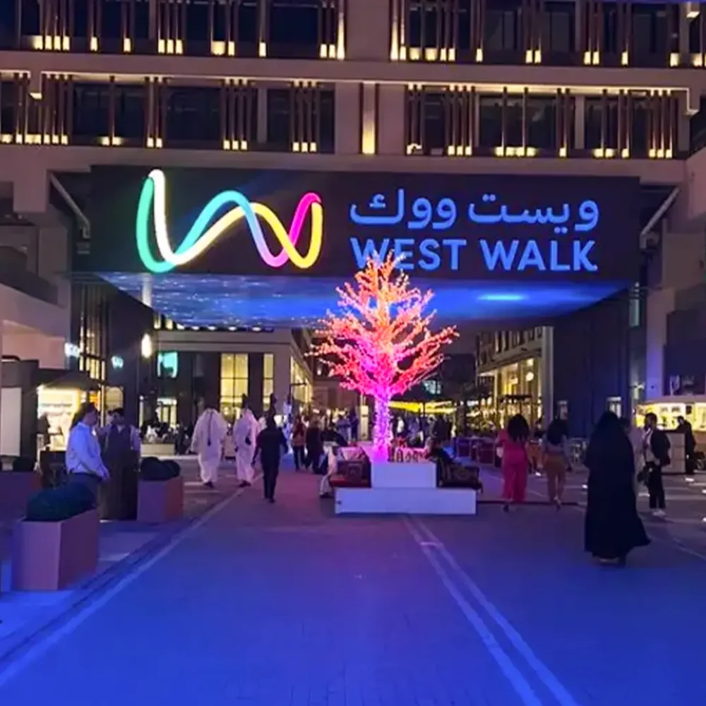 West Walk Promomedia Advertising outdoor Qatar